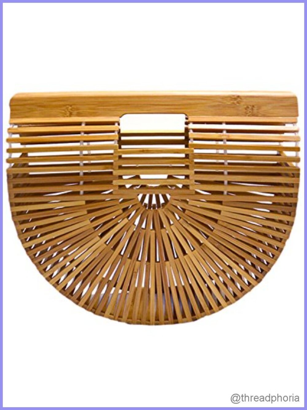 Bamboo Handbag Handmade Large Tote Straw Beach Bag Satchel
